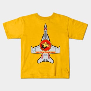 F/A-18 Rhino - Golden Warriors Kids T-Shirt